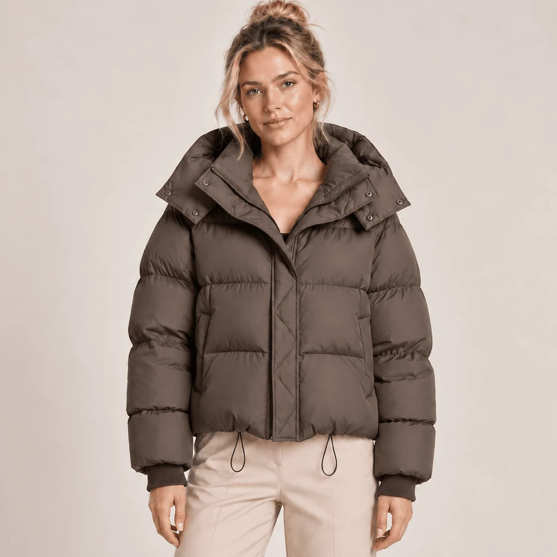 Women's Puffer Jacket Quilted Oversized Hooded