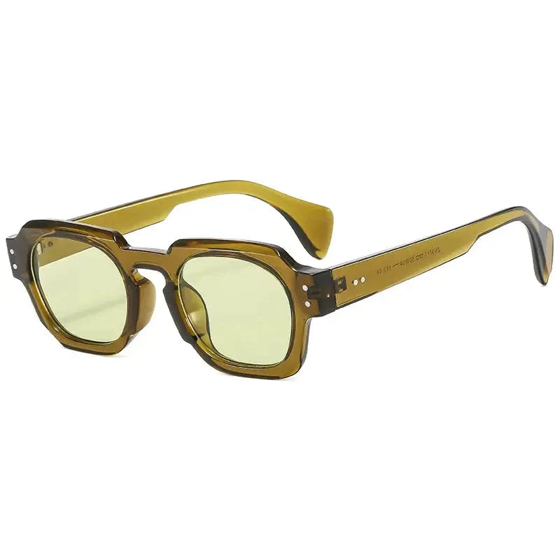 Women's Sunglasses Square Retro Frame Lightweight UV400 Protection