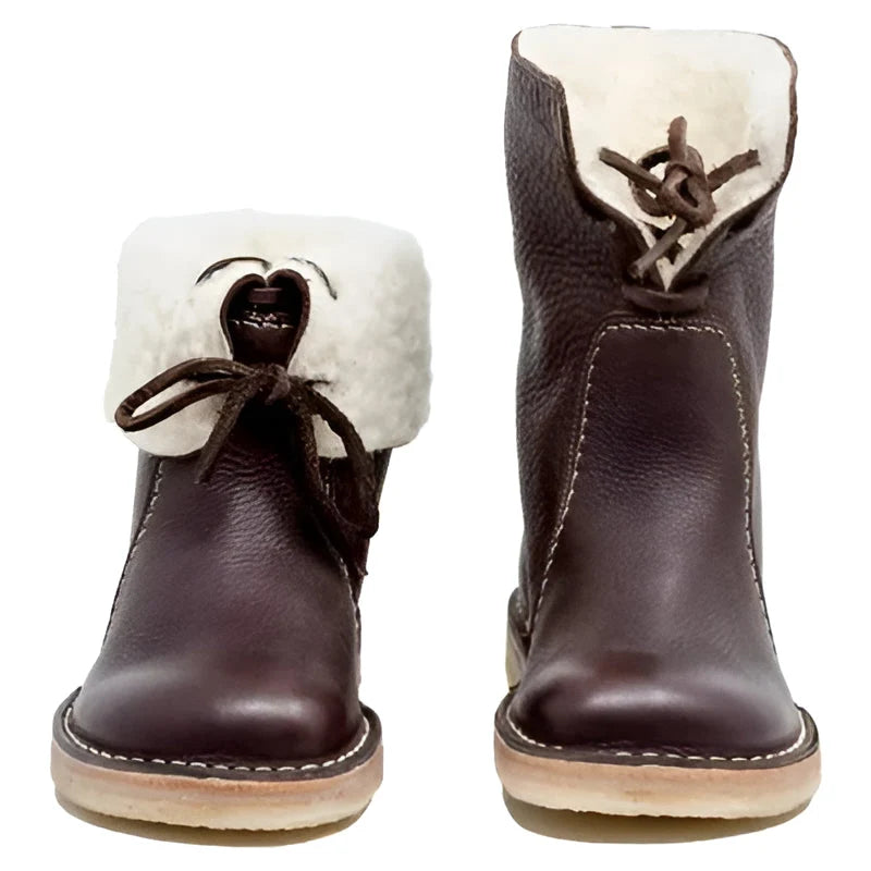 Women's Winter Boots Wool-Lined Water-Resistant Rubber Sole