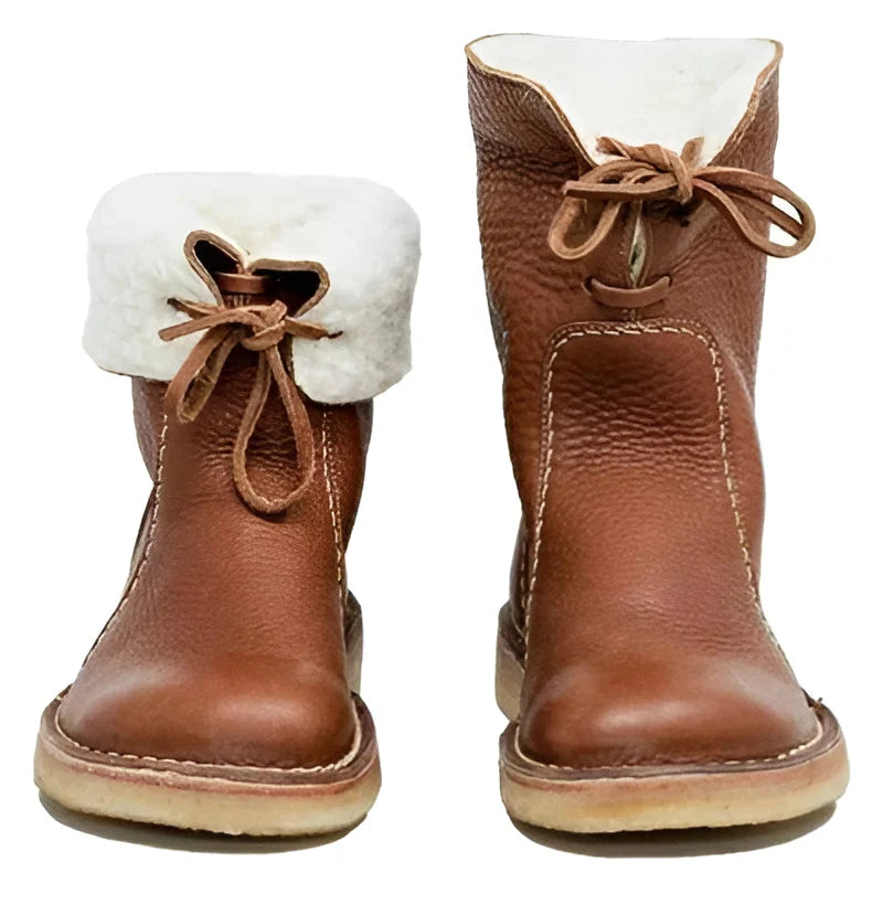 Women's Winter Boots Wool-Lined Water-Resistant Rubber Sole