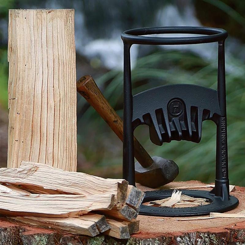 Wood Splitter Stationary Cast Iron Large Format