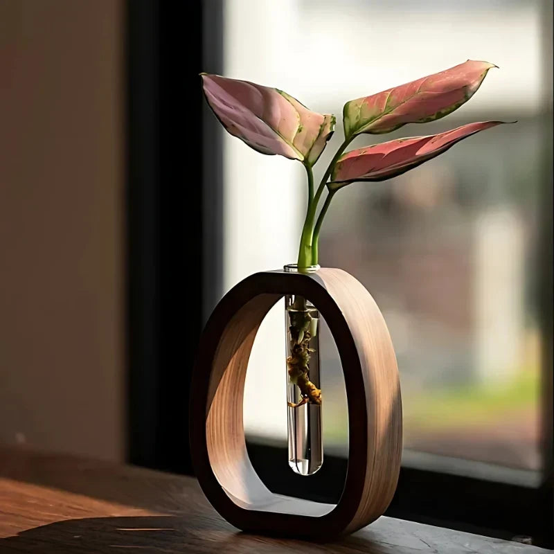 Wooden Flower Decor Solid Wood Low Maintenance