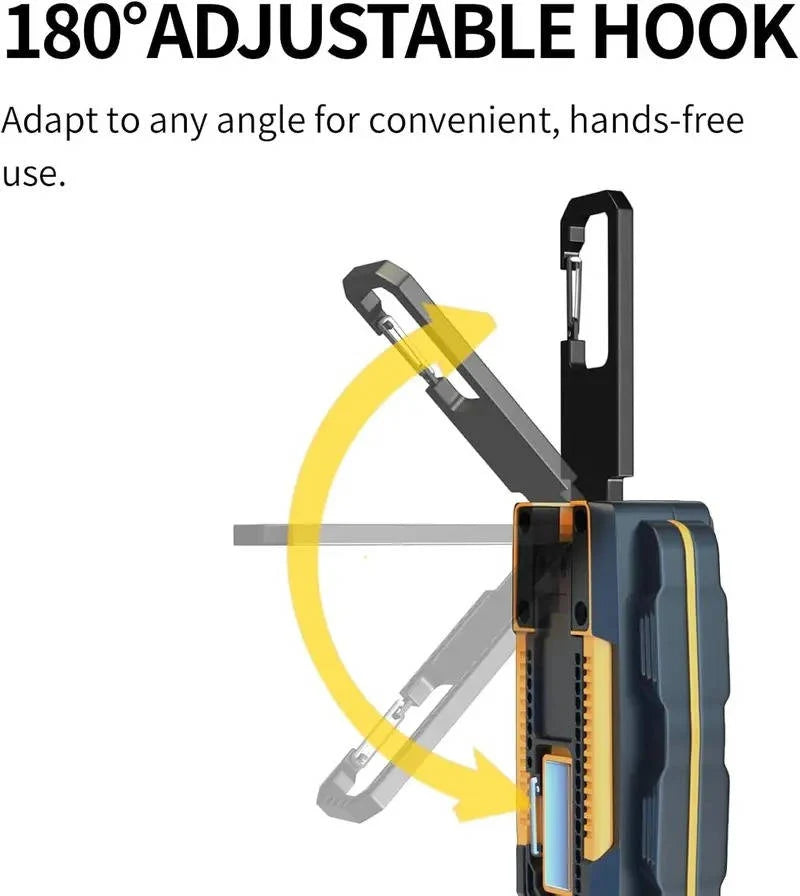 Work Light 1000 Lumens Magnetic Base & Rotating Hook