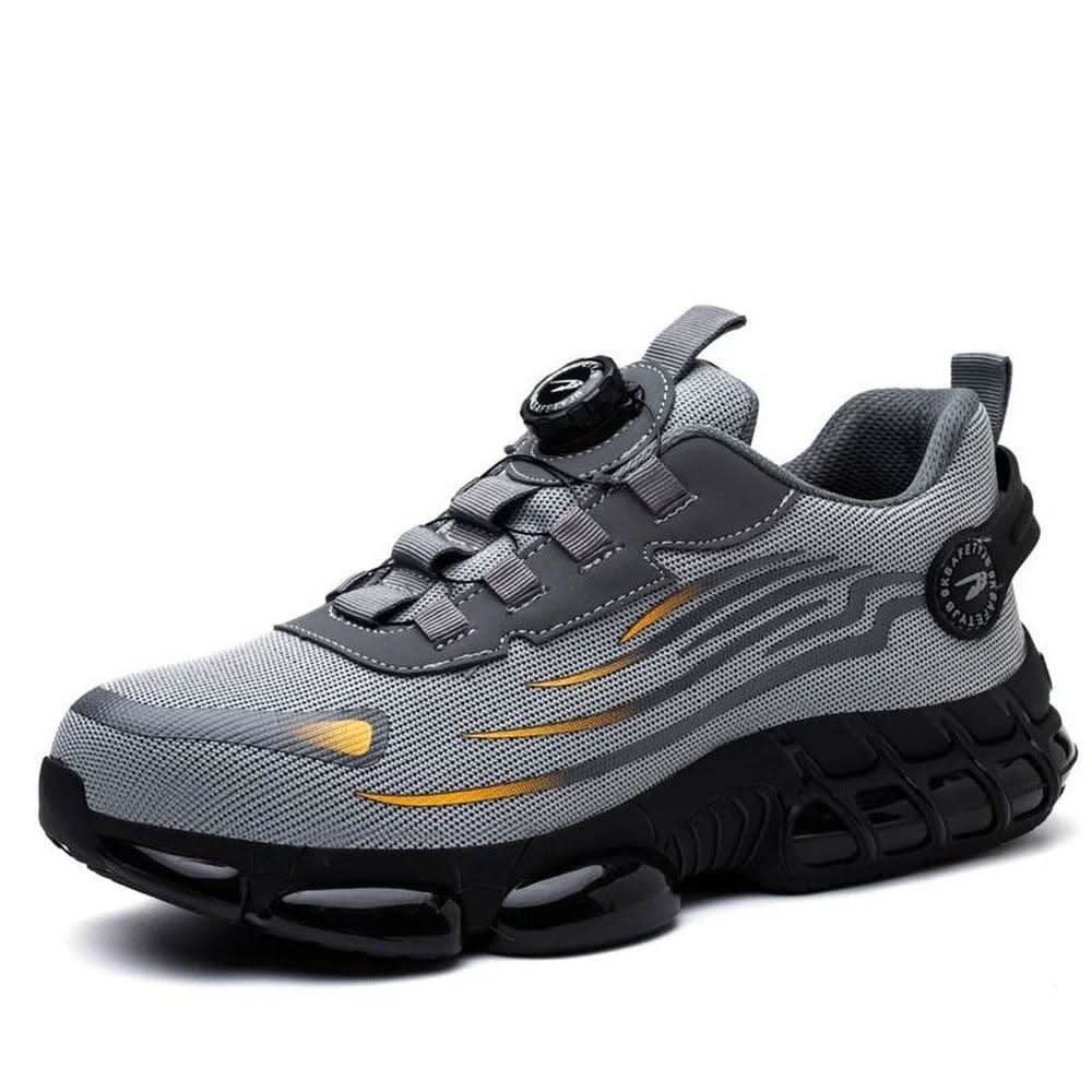 Work Shoes Wide Toe & Arch Support Slip-Resistant Sole