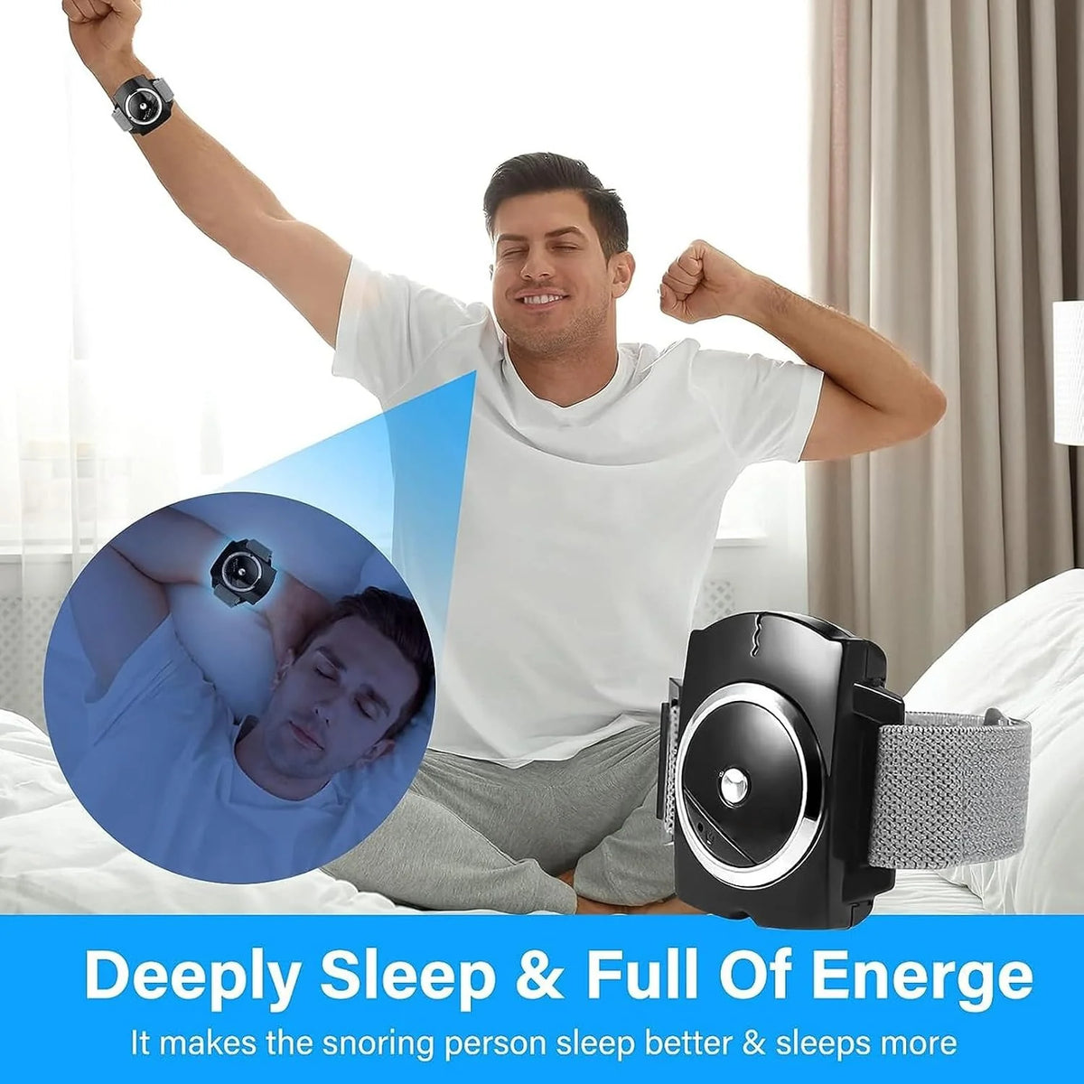 Wristband Automatic Snore Detection & Pulse Stimulation