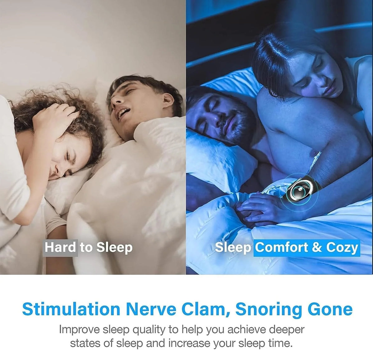 Wristband Automatic Snore Detection & Pulse Stimulation