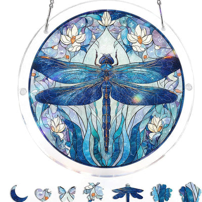 Acrylic Sun Catcher Shatterproof & UV-Resistant Stained Glass Look