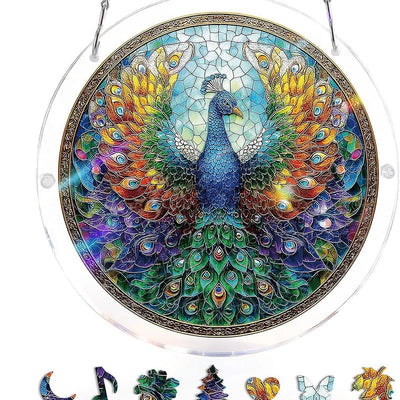 Acrylic Sun Catcher Shatterproof & UV-Resistant Stained Glass Look
