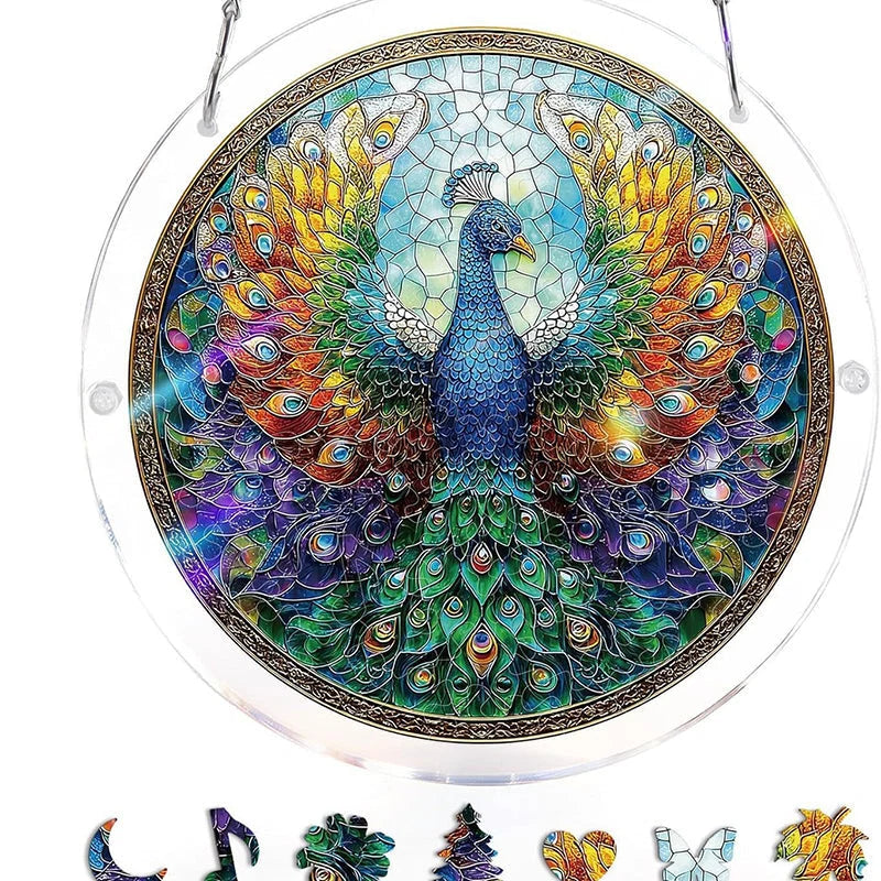 Acrylic Sun Catcher Shatterproof & UV-Resistant Stained Glass Look