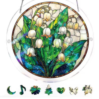 Acrylic Sun Catcher Shatterproof & UV-Resistant Stained Glass Look