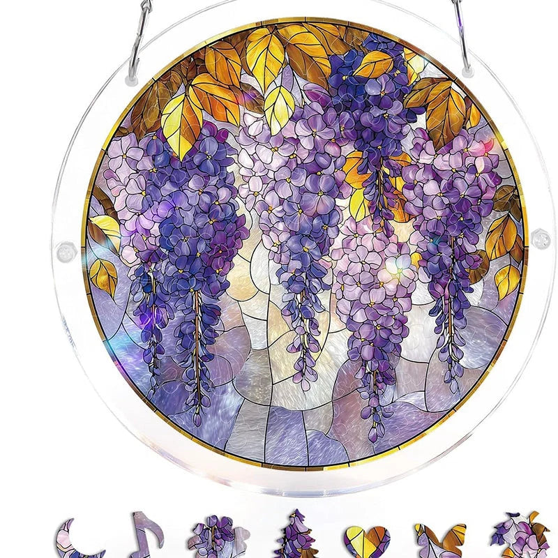 Acrylic Sun Catcher Shatterproof & UV-Resistant Stained Glass Look