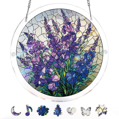 Acrylic Sun Catcher Shatterproof & UV-Resistant Stained Glass Look