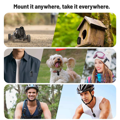 Action Camera 4K Waterproof Magnetic 360° Mount