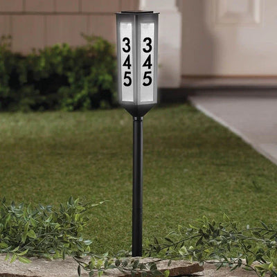 Address Stake Solar Powered Adjustable Height Automatic Light Sensor