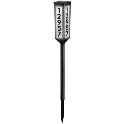 Address Stake Solar Powered Adjustable Height Automatic Light Sensor
