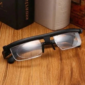 Adjustable Focus Glasses Dial-Controlled Near-to-Far Vision Lightweight Frame