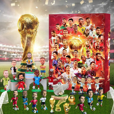 Advent Calendar 24 Collectible Soccer Figures & Fan Items