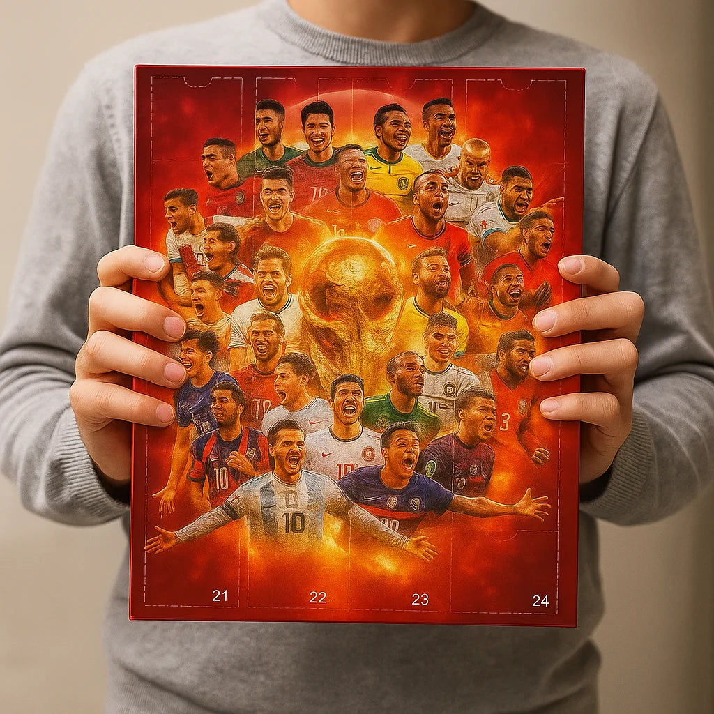 Advent Calendar 24 Collectible Soccer Figures & Fan Items