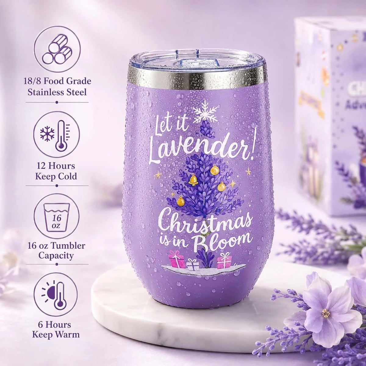 Advent Calendar 24 Day Lavender Spa Skincare & Accessories