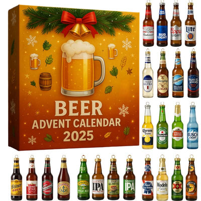 Advent Calendar 24 Miniature Whisky or Beer Bottles