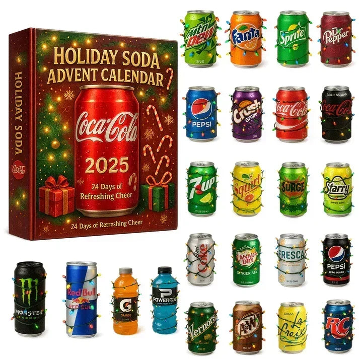 Advent Calendar 24-Piece Mini Bottle Display Set