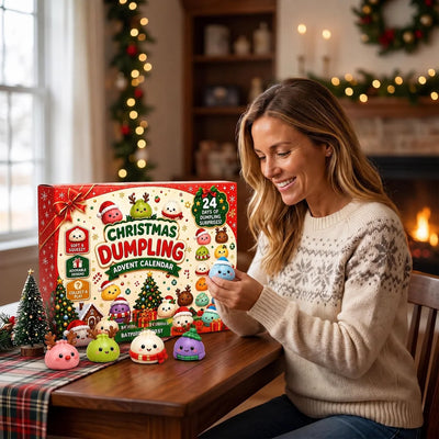 Advent Calendar 24 Squishy Toys Christmas Countdown