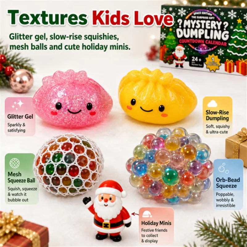 Advent Calendar 24 Surprise Squishy Toys
