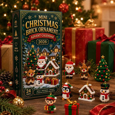 Advent Calendar Buildable Brick Ornaments Set of 24
