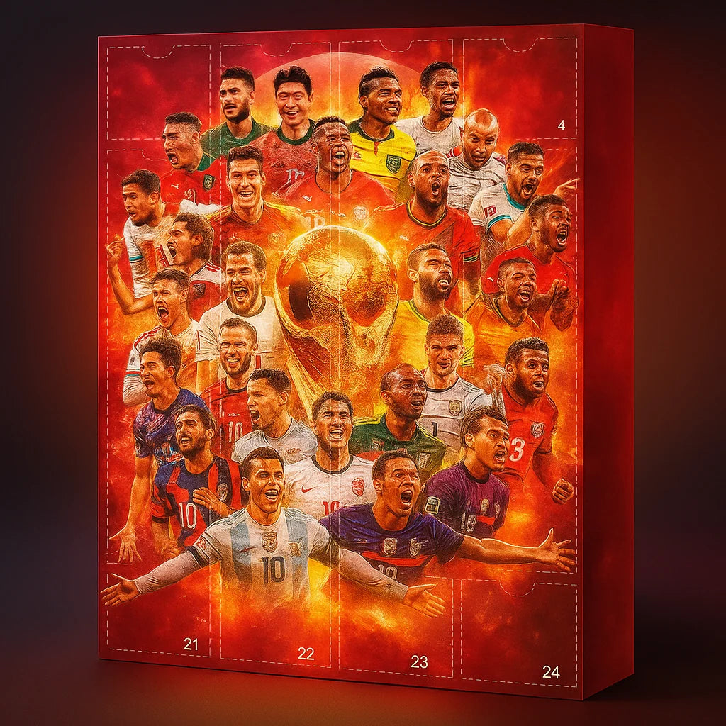 Advent Calendar Football Figures 24 Doors