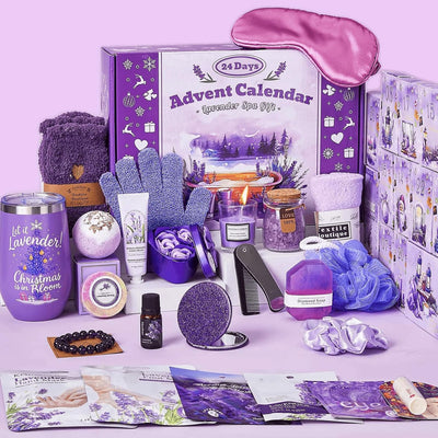 Advent Calendar Lavender Spa 24-Day Individually Boxed