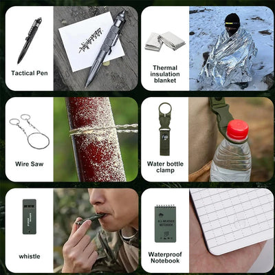 Advent Calendar Outdoor Survival Tools 24 Compartments