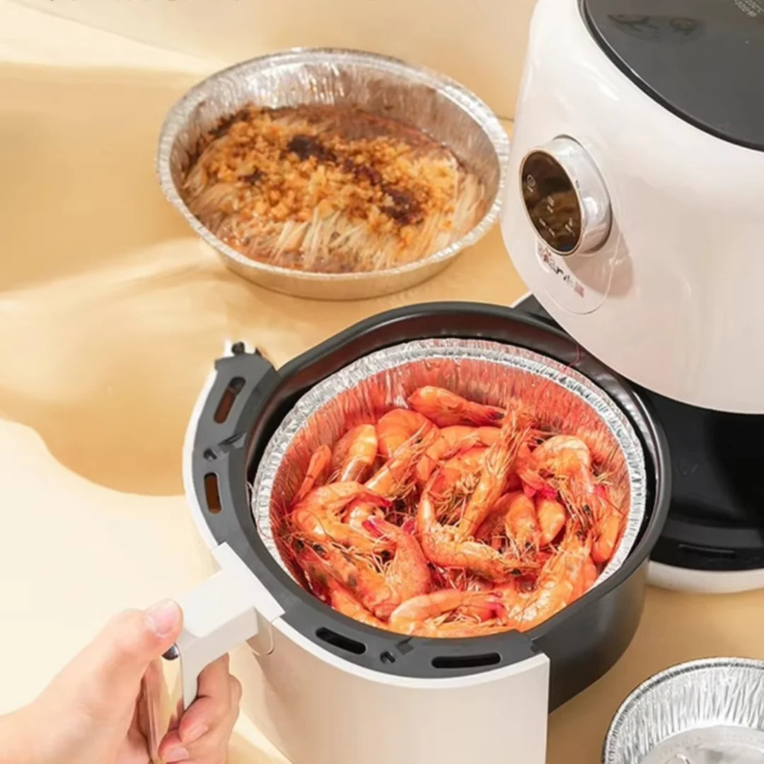 Air Fryer Foil Inserts Disposable Heat Resistant 50 Pack