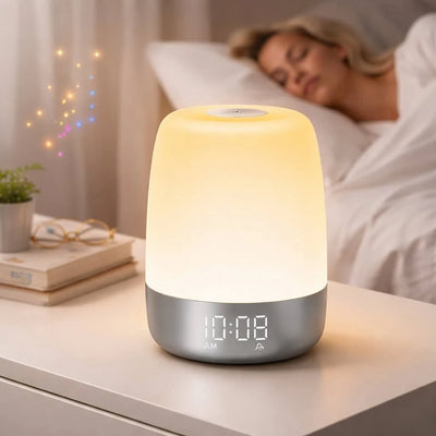 Alarm Clock Sunrise Simulation & Dimmable Night Light