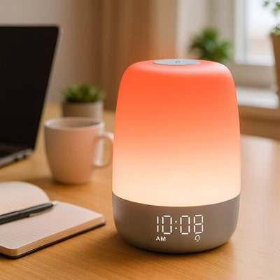 Alarm Clock Sunrise Simulation & Dimmable Night Light