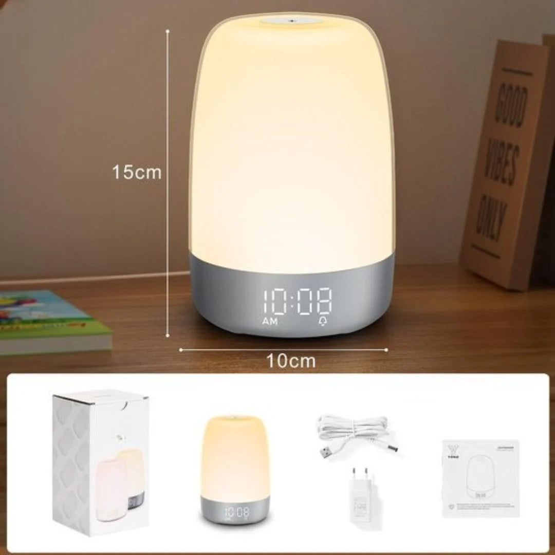 Alarm Clock Sunrise Simulation & Dimmable Night Light