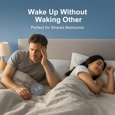 Alarm Clock Vibrating Disc 110 dB Cordless Rechargeable