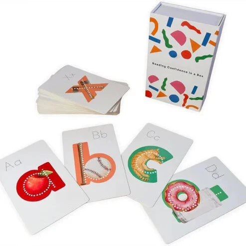 Alphabet Cards Lowercase Picture Mnemonics Magnetic Box