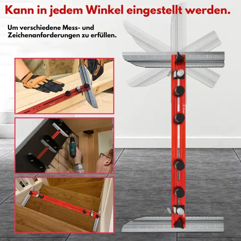 Angle Measuring Tool Adjustable Modular Aluminum Non-Slip