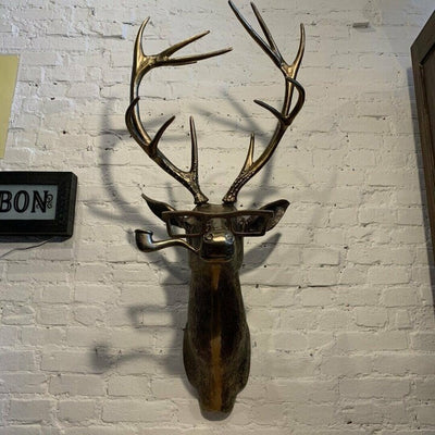 Animal Head Wall Decor Hand-Painted UV-Resistant Resin