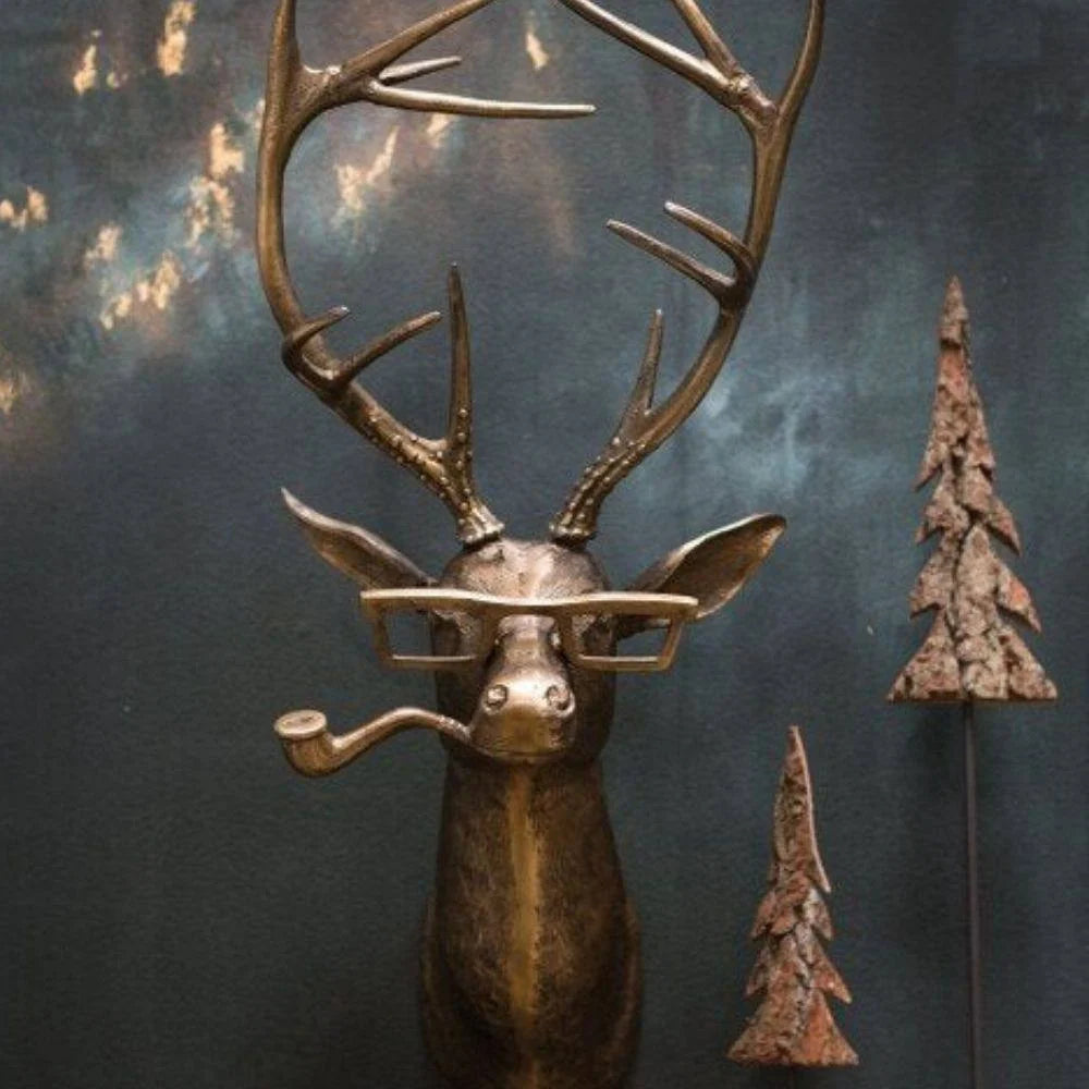 Animal Head Wall Decor Handcrafted Whimsical Easy Wall Mount