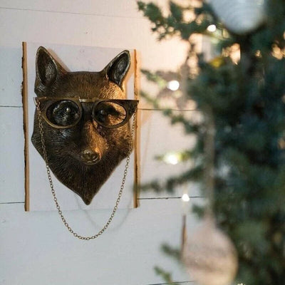 Animal Head Wall Decor Handcrafted Whimsical Easy Wall Mount