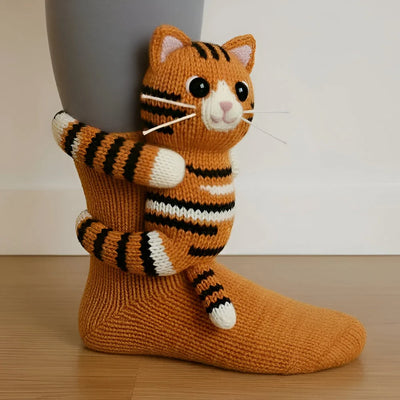 Animal Slipper Socks Soft Fleece Non-Slip Grip