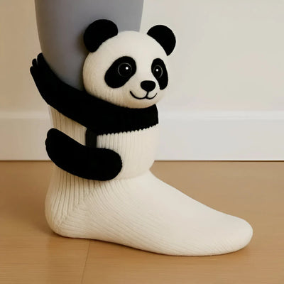 Animal Slipper Socks Soft Fleece Non-Slip Grip