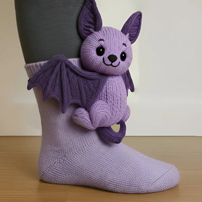 Animal Slipper Socks Soft Fleece Non-Slip Grip