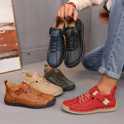 Ankle Boots Color-Block Design Cushioned Grippy Sole