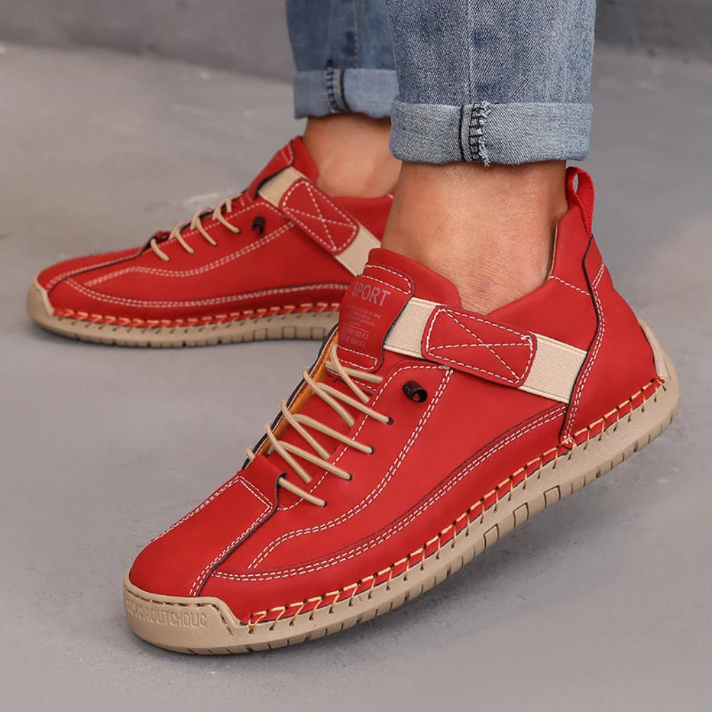 Ankle Boots Color-Block Design Cushioned Grippy Sole