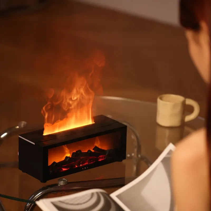 Aroma Diffuser Flameless 3D Flame & Mood Light
