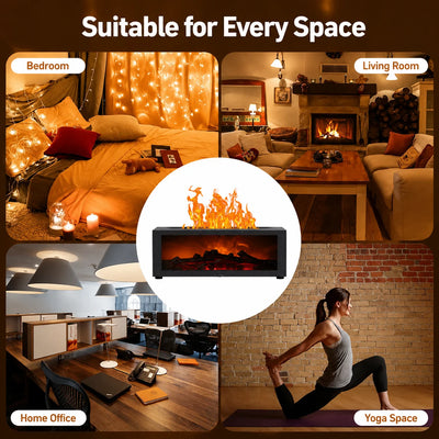 Aroma Diffuser Flameless 3D Flame & Mood Light