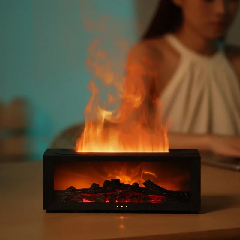 Aroma Diffuser Flameless 3D Flame & Mood Light