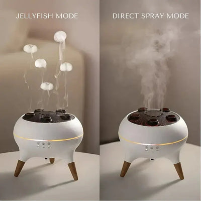 Aroma Diffuser & Humidifier Quiet Ultrasonic Jellyfish Mist